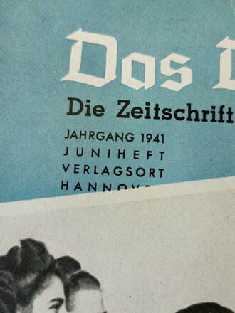 Das Deutsche Mädel - Die Zeitschrift des BDM, Jahrgang 1941 Juniheft