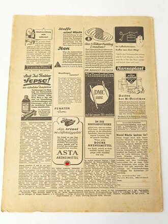 Das Deutsche Mädel - Die Zeitschrift des BDM, Jahrgang 1944 Septemberheft