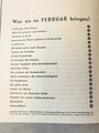 Das Deutsche Mädel - Die Zeitschrift des BDM, Jahrgang 1941 Februarheft