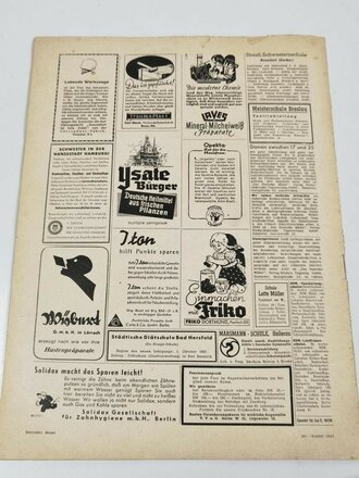 Das Deutsche Mädel - Die Zeitschrift des BDM, Jahrgang 1943 Juli-Augustheft