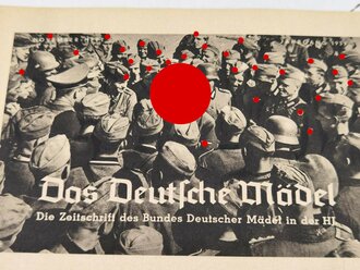 Das Deutsche Mädel - Die Zeitschrift des BDM, Jahrgang 1939 Novemberheft, gelocht