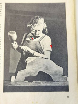 Das Deutsche Mädel - Die Zeitschrift des BDM, Jahrgang 1938 Dezemberheft, gelocht