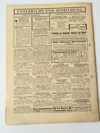 Das Deutsche Mädel - Die Zeitschrift des BDM, Jahrgang 1939 Februarheft, gelocht
