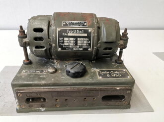 Sender Umformer U5a1 datiert 1937, Originallack, Funktion...