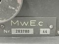 Mittelwellen Empfänger Cäsar ( Mw.E.c. ) datiert 1944. Originallack, Funktion nicht geprüft