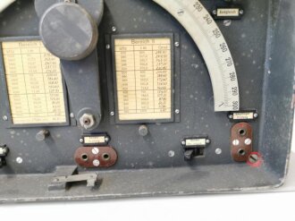 Luftwaffe Quartz Frequenz Prüfgerät PQK2  , Anforderungszeichen Fl 26816, Wellenmesser zur Eichung des Flugfunkgeräte FuG X. Originallack, Funktion nicht geprüft