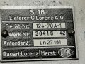 Luftwaffe, Geräteblock FuG 16  Ln 27180, zum Teil überlackiert, Funktion nicht geprüft