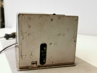 Lautsprechergerät " LSG ( Fu) b " datiert 1941.  Luftwaffenblauer Originallack, Funktion nicht geprüft. Verwendet in der Fu 16 Fahrzeug Funkanlage