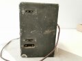 Lautsprechergerät " LSG ( Fu) b " datiert 1941.  Luftwaffenblauer Originallack, Funktion nicht geprüft. Verwendet in der Fu 16 Fahrzeug Funkanlage