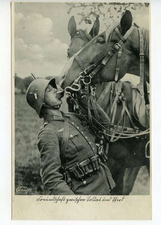 Ansichtskarte "Freundschaft zwischen Soldat und...