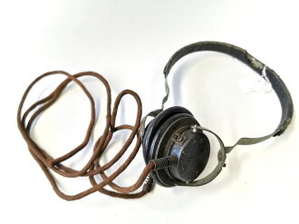 Doppelfernhörer a datiert 1943, Stecker fehlt,  Funktion nicht geprüft