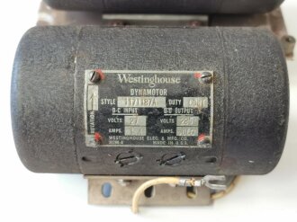 U.S. Dynamotot, 2 pieces, function not checked