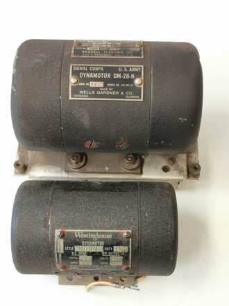 U.S. Dynamotot, 2 pieces, function not checked