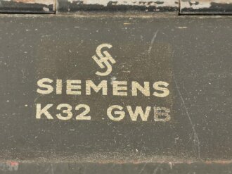 Luftwaffe Empfänger K32 GWB von Siemens. Zum Teil...