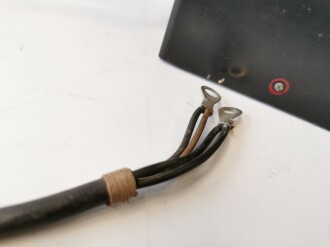 Wechselrichter EW.b zum Tornister Empfänger Berta. Originallack, Funktion nicht geprüft, grösstenteils mit Klarlack "konserviert"