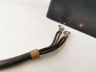 Wechselrichter EW.b zum Tornister Empfänger Berta. Originallack, Funktion nicht geprüft, grösstenteils mit Klarlack "konserviert"