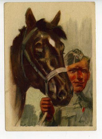 Ansichtskarte "Kamerad Pferd"