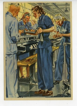 Ansichtskarte "Frauen schaffen für euch" datiert 1947?