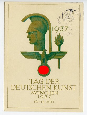 Ansichtskarte "Tag der deutschen Kunst München 1937"