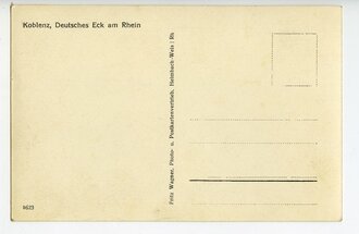 Ansichtskarte "Koblenz - Deutsches Eck am Rhein"
