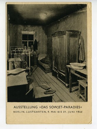 Ansichtskarte Ausstellung "Das Sowjet-Paradies" - Berlin Lustgarten 9. Mai - 21. Juni 1942