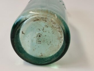 Luftwaffe Glasflasche, Höhe 25,5cm. Die Dichtung brüchig, sonst gut