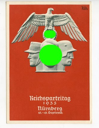 III. Reich - farbige Propaganda-Postkarte - "...