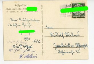 III. Reich - farbige Propaganda-Postkarte - "...