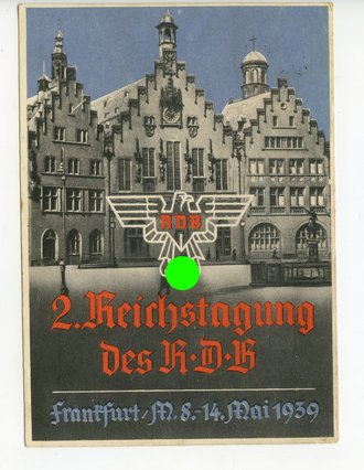 Ansichtskarte Frankfurt/Main 1939 " 2.Reichstagung des RDB"