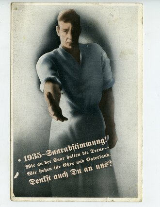 Ansichtskarte "Saarabstimmung 1935"