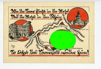 Ansichtskarte Saarabstimmung 1935