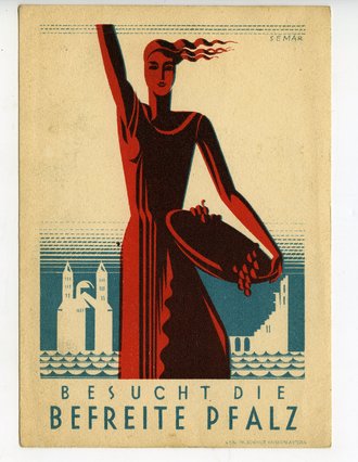 Ansichtskarte "Besucht die befreite Pfalz"
