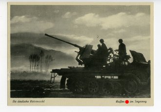 Ansichtskarte "Waffen SS im Siegeszug"