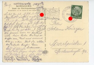Ansichtskarte "Nürnberg, Die Stadt der Reichsparteitage"
