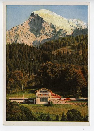 Ansichtskarte "Berghof Obersalzberg - Landhaus des Reichskanzlers in Berchtesgaden"