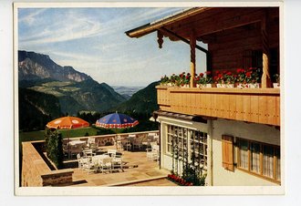 Ansichtskarte "Berghof Wachenfeld - Landhaus des Recihskanzlers in Berchtesgaden"