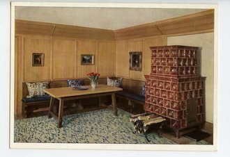 Ansichtskarte Berghof Wachenfeld - Wohnraum