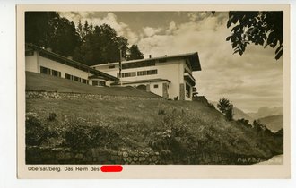 Ansichtskarte "Obersalzberg - das Heim des...