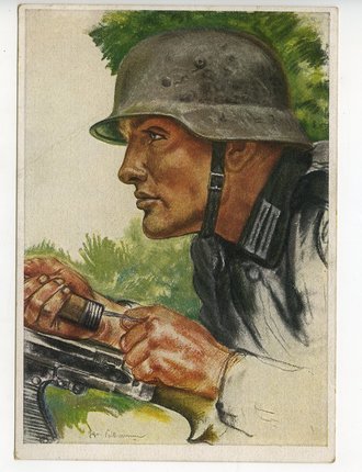 Willrichkarte "Unsere Panzerwaffe - ein Panzer-Pionier"