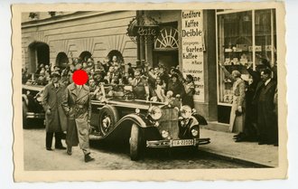 Ansichtskarte " Der Führer besucht Landsberg am Lech" Foto Hoffmann