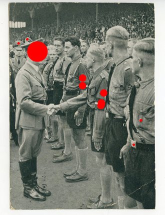 Ansichtskarte " Der Händedruck des Führers"