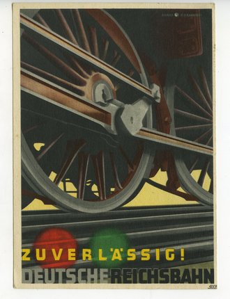 Ansichtskarte Zuverlässig ! Deutsche Reichsbahn
