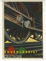 Ansichtskarte " Zuverlässig ! Deutsche Reichsbahn"