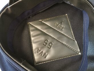 DDR, Volksmarine Schirmmütze für Offiziere in gutem Zustand, Kopfgrösse 55