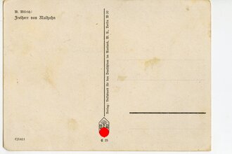 Willrichkarte "Ritterkreuzträger Freiherr von Malzahn"
