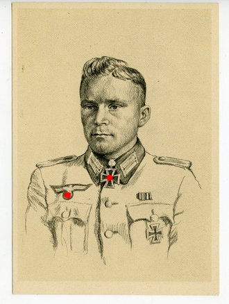 Ansichtskarte Ritterkreuzträger Gerhard Hein