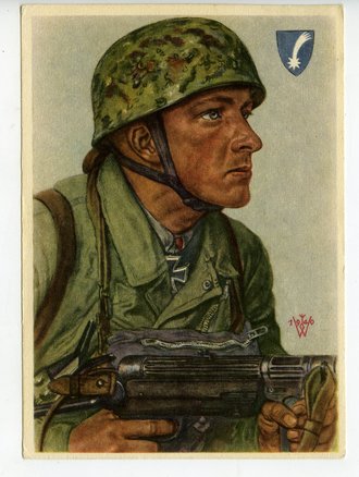 Willrichkarte "Ritterkreuzträger Feldwebel Arpse" , datiert 1940