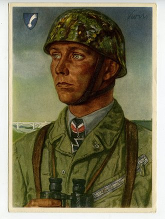 Willrichkarte "Ritterkreuzträger Major Koch"