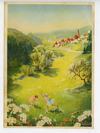 Ansichtskarte "Deutscher Frühling"