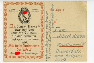 Ansichtskarte "Das Infanterie Sturmabzeichen"